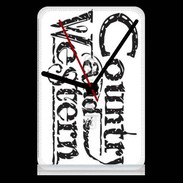 Pendule de bureau Country and western