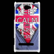Coque HTC Windows Phone 8S Keep Calm Businessman