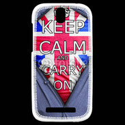 Coque HTC One SV Keep Calm Businessman