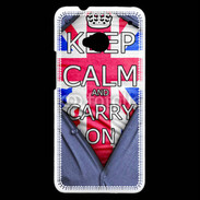 Coque HTC One Keep Calm Businessman