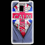 Coque LG P990 Keep Calm Businessman