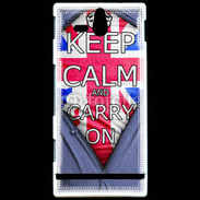 Coque Sony Xperia U Keep Calm Businessman