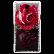 Coque Sony Xperia T Belle rose Rouge 10