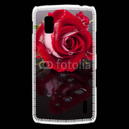 Coque LG Nexus 4 Belle rose Rouge 10