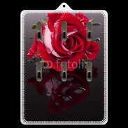 Porte clés Belle rose Rouge 10