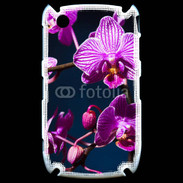 Coque Blackberry 8520 Belle Orchidée violette 15