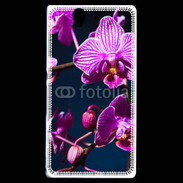 Coque Sony Xperia Z Belle Orchidée violette 15