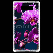 Coque LG Optimus L7 Belle Orchidée violette 15