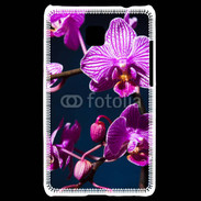 Coque LG Optimus L3 II Belle Orchidée violette 15