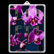 Porte clés Belle Orchidée violette 15