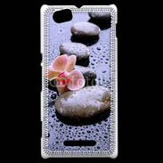 Coque Sony Xperia M Orchidée zen 100