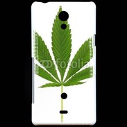 Coque Sony Xperia T Feuille de cannabis