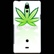 Coque Sony Xperia T Feuille de cannabis 2