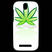 Coque HTC One SV Feuille de cannabis 2