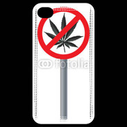 Coque iPhone 4 / iPhone 4S Cannabis interdit