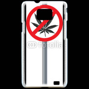 Coque Samsung Galaxy S2 Cannabis interdit