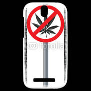 Coque HTC One SV Cannabis interdit