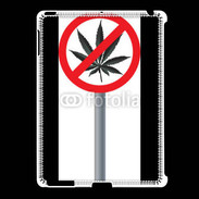 Coque iPad 2/3 Cannabis interdit