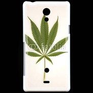 Coque Sony Xperia T Feuille de cannabis 3