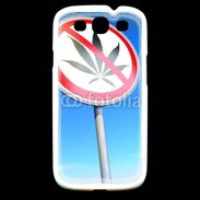 Coque Samsung Galaxy S3 Interdiction de cannabis