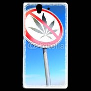 Coque Sony Xperia Z Interdiction de cannabis