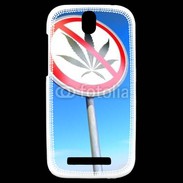 Coque HTC One SV Interdiction de cannabis
