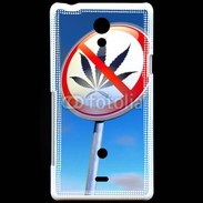 Coque Sony Xperia T Interdiction de cannabis 2