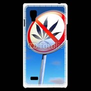 Coque LG Optimus L9 Interdiction de cannabis 2