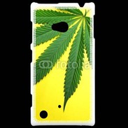 Coque Nokia Lumia 720 Feuille de cannabis sur fond jaune