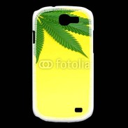 Coque Samsung Galaxy Express Feuille de cannabis sur fond jaune 2