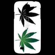 Coque Samsung Galaxy S4 Double feuilles de cannabis