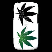 Coque Samsung Galaxy S3 Mini Double feuilles de cannabis
