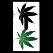 Coque Nokia Lumia 920 Double feuilles de cannabis