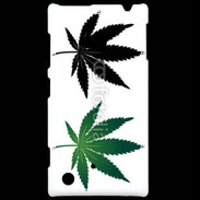 Coque Nokia Lumia 720 Double feuilles de cannabis
