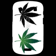 Coque Blackberry Bold 9900 Double feuilles de cannabis