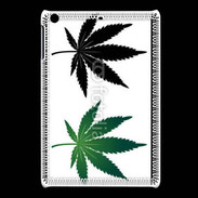 Coque iPadMini Double feuilles de cannabis