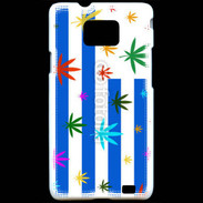 Coque Samsung Galaxy S2 Drapeau Uruguay cannabis
