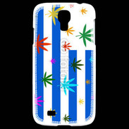 Coque Samsung Galaxy S4 Drapeau Uruguay cannabis