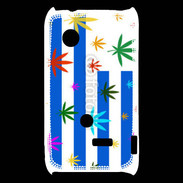 Coque Sony Xperia Typo Drapeau Uruguay cannabis