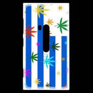Coque Nokia Lumia 920 Drapeau Uruguay cannabis