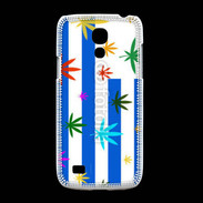 Coque Samsung Galaxy S4mini Drapeau Uruguay cannabis