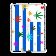 Coque iPad 2/3 Drapeau Uruguay cannabis