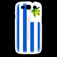 Coque Samsung Galaxy S3 Drapeau Uruguay cannabis 2