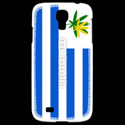 Coque Samsung Galaxy S4 Drapeau Uruguay cannabis 2
