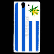 Coque Sony Xperia Z Drapeau Uruguay cannabis 2
