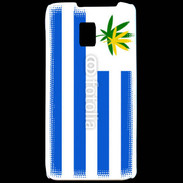 Coque LG P990 Drapeau Uruguay cannabis 2