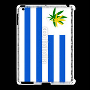 Coque iPad 2/3 Drapeau Uruguay cannabis 2