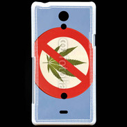 Coque Sony Xperia T Interdiction de cannabis 3