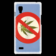 Coque LG Optimus L9 Interdiction de cannabis 3