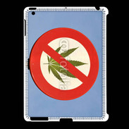 Coque iPad 2/3 Interdiction de cannabis 3